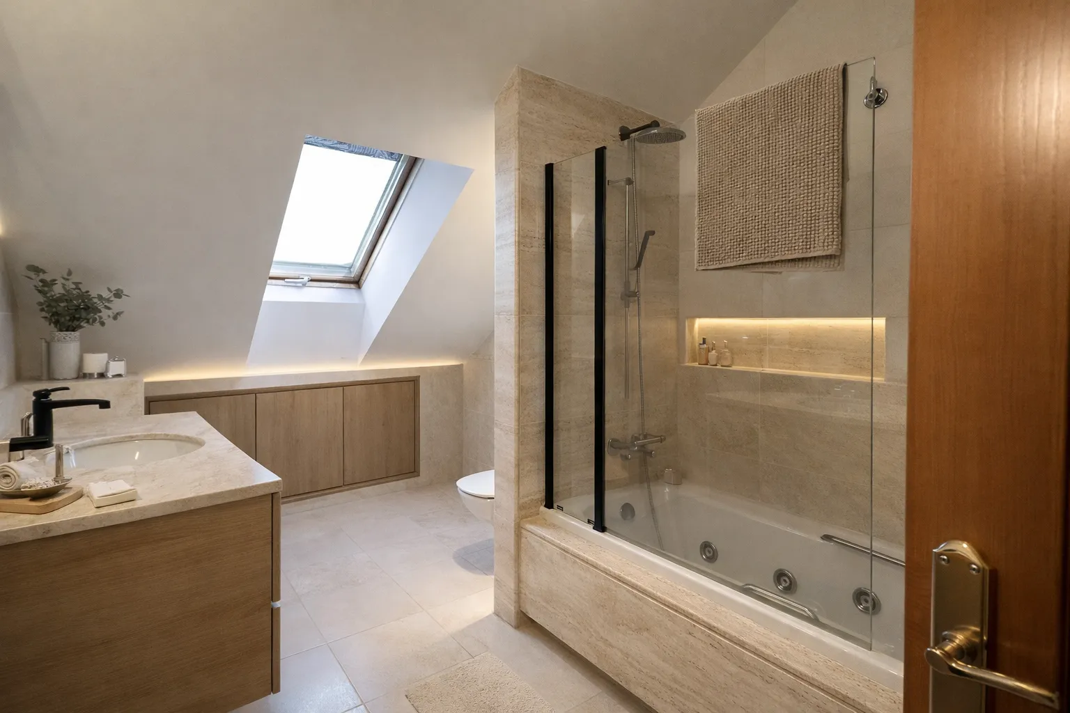 Baño reformado con IA